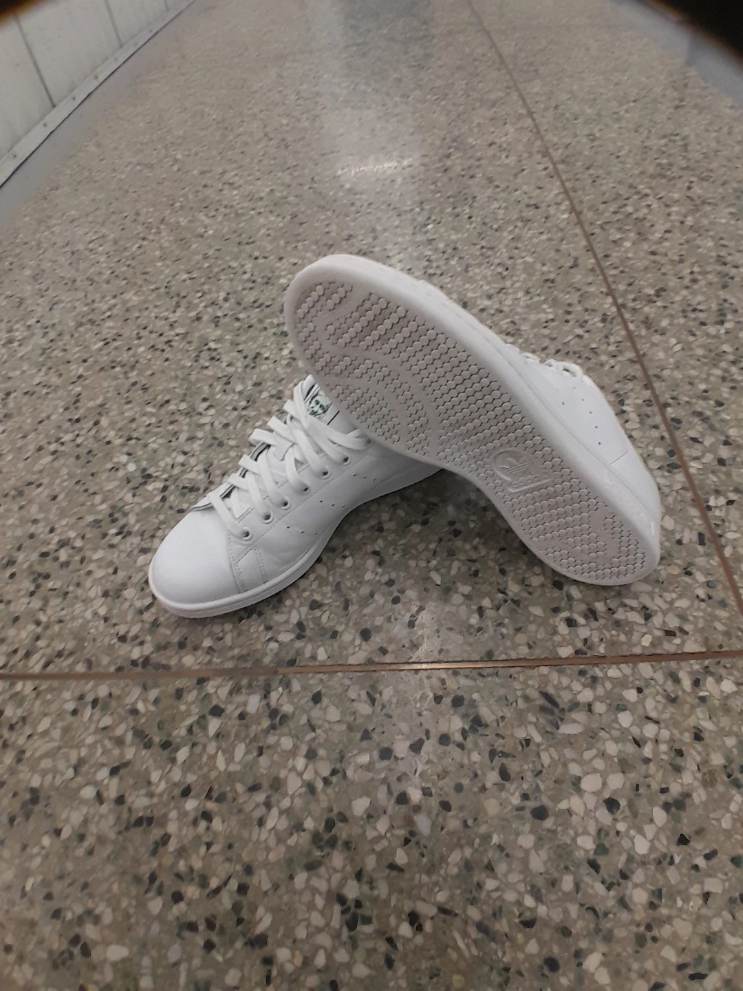 Adidas Stan Smith White Green Leather Sneake Men's Size 10rs - photo 2