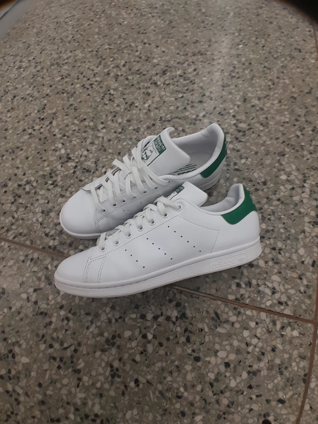 Adidas Stan Smith White Green Leather Sneake Men's Size 10rs - photo 3