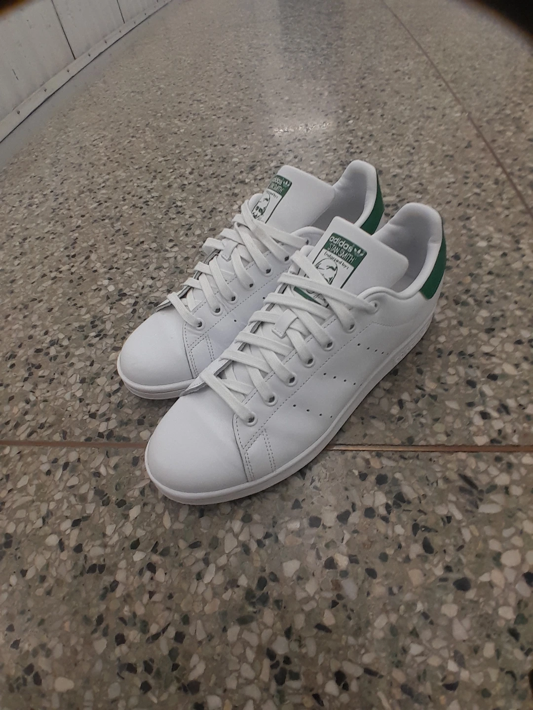 Adidas Stan Smith White Green Leather Sneake Men's Size 10rs - photo 4