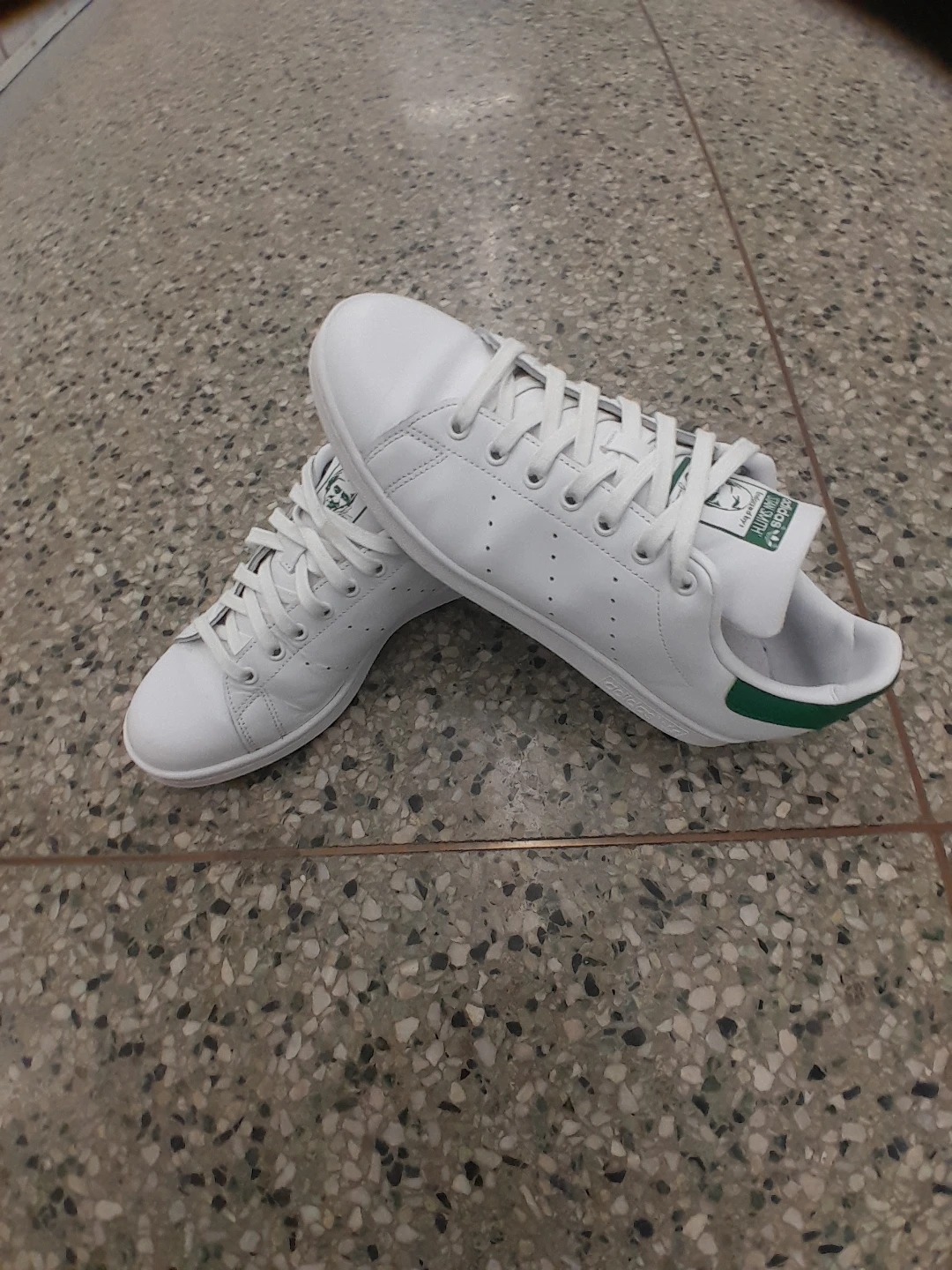 Adidas Stan Smith White Green Leather Sneake Men's Size 10rs - photo 5
