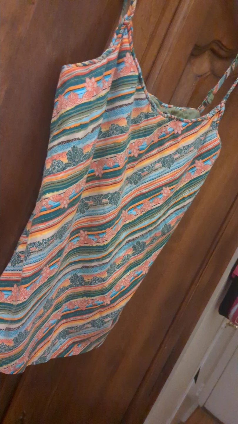 Apostrophe Stretch Tank Top S/CH Floral Stripes - photo 3