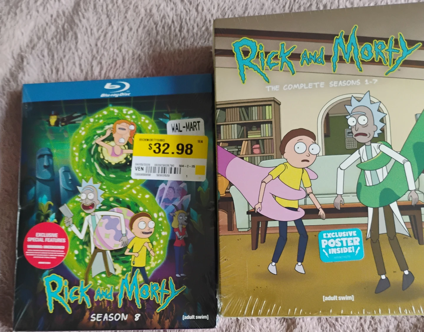 Brand new Rick and Morty Blu-Ray Season 8 & Seasons 1-7 Box Set