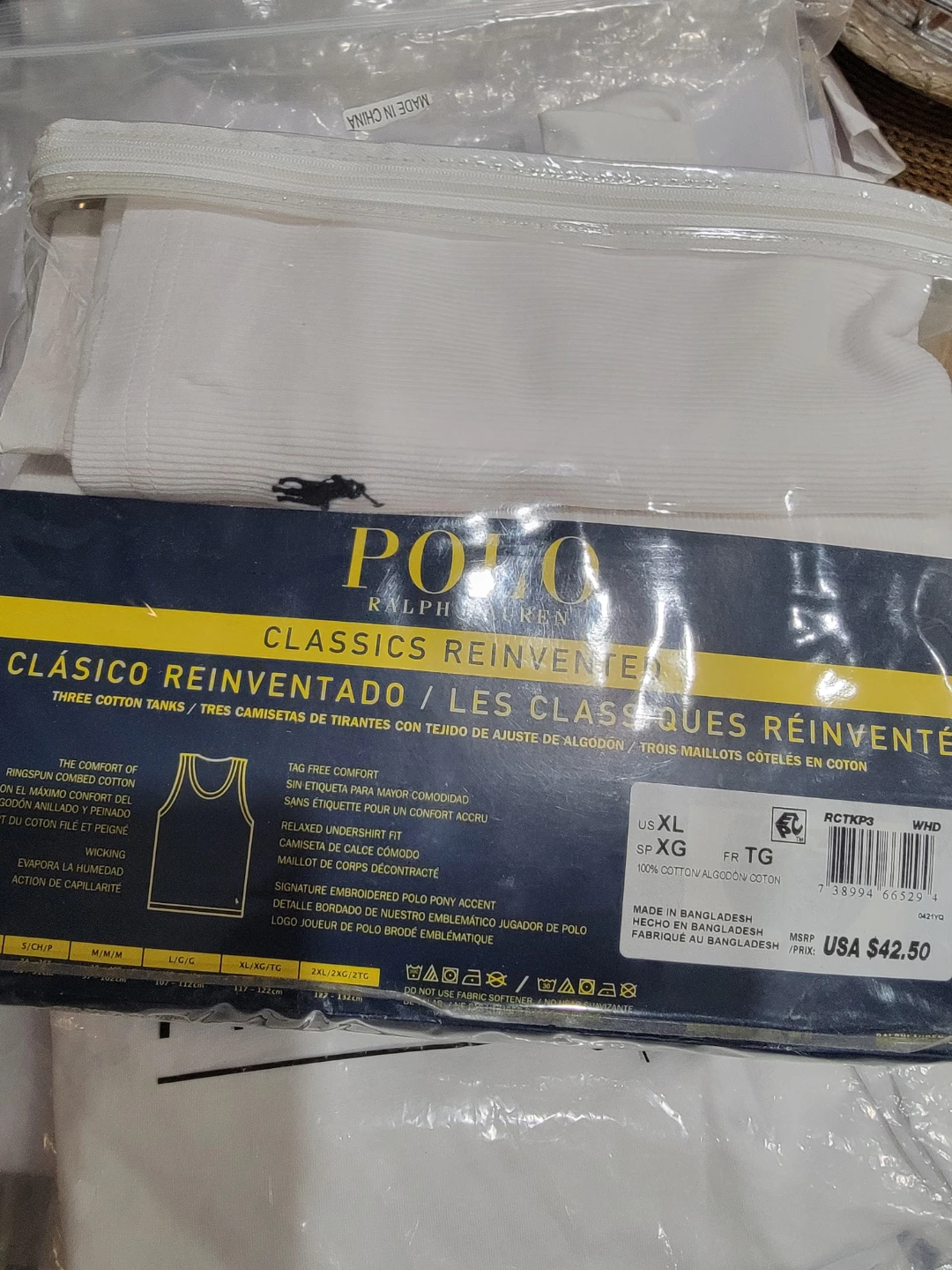 Polo Ralph Lauren Classic Re-Invention Three Cotton Tank Tops - photo 2