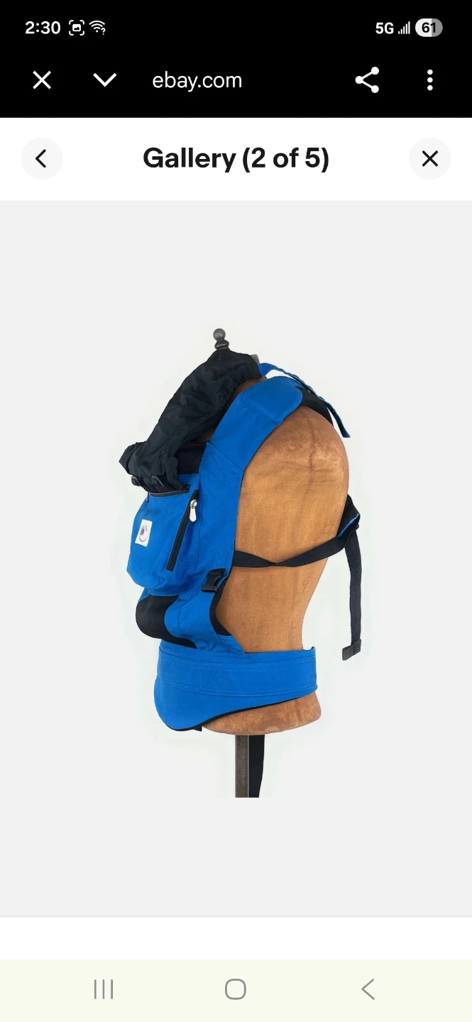 ⚽️ Ergobaby Performance Blue Baby Carrier - photo 5