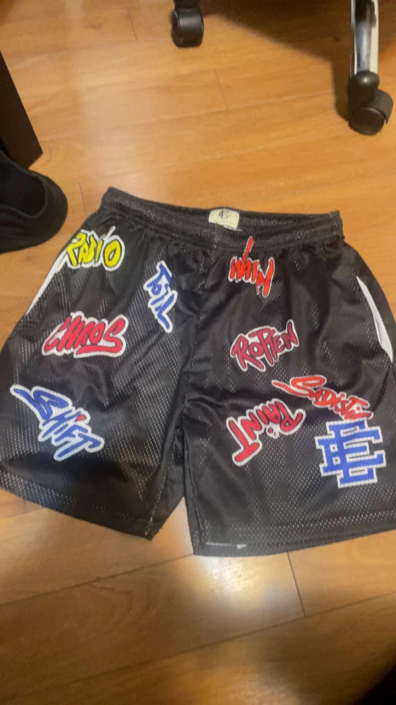 Black Eric Emmanuel Shorts