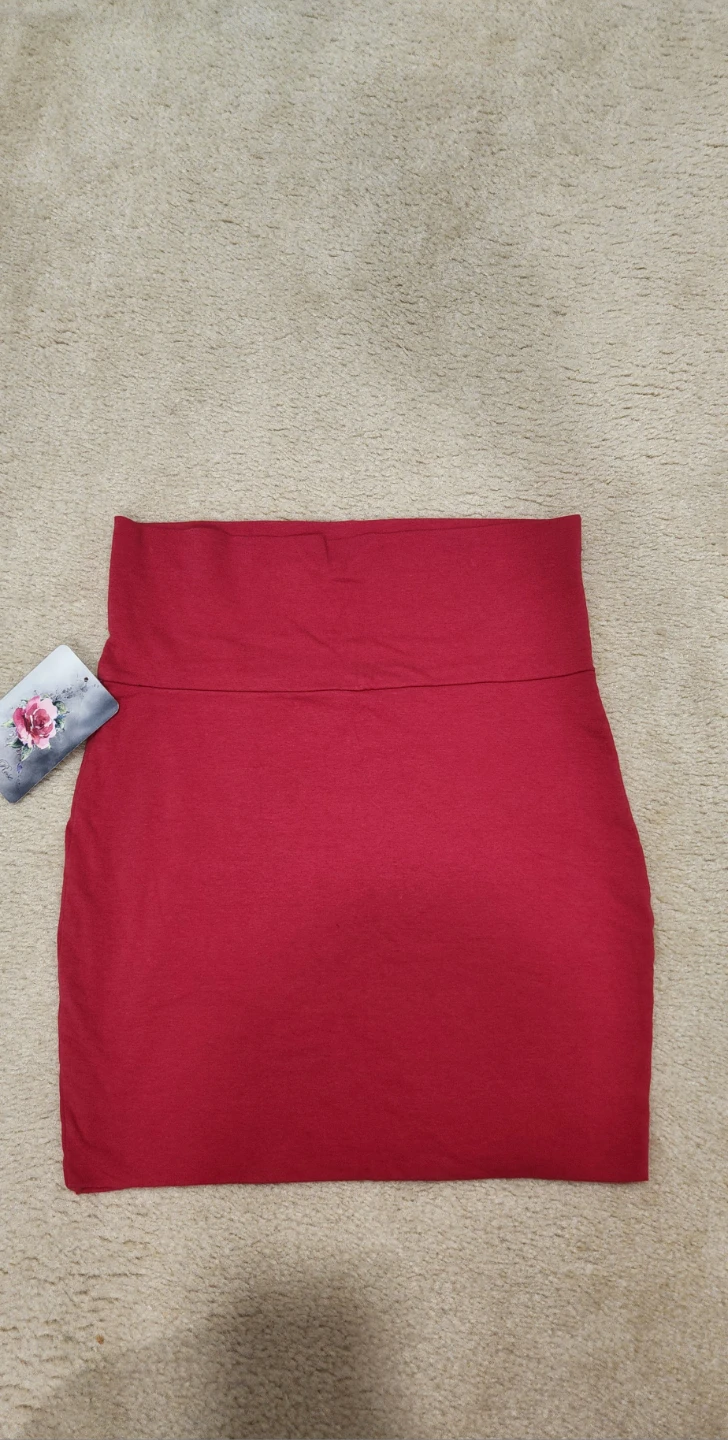 Lily Rose Red Mini Skirt