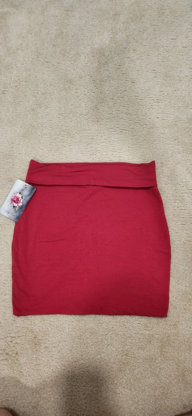 Lily Rose Red Mini Skirt - photo 2