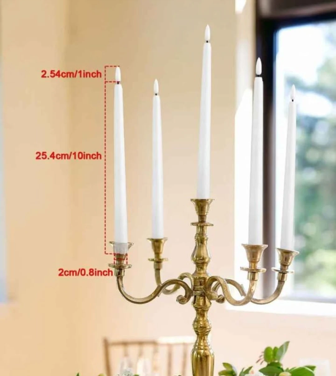 52  Pack LED Taper Candles Flameless Flickering Effect - photo 2