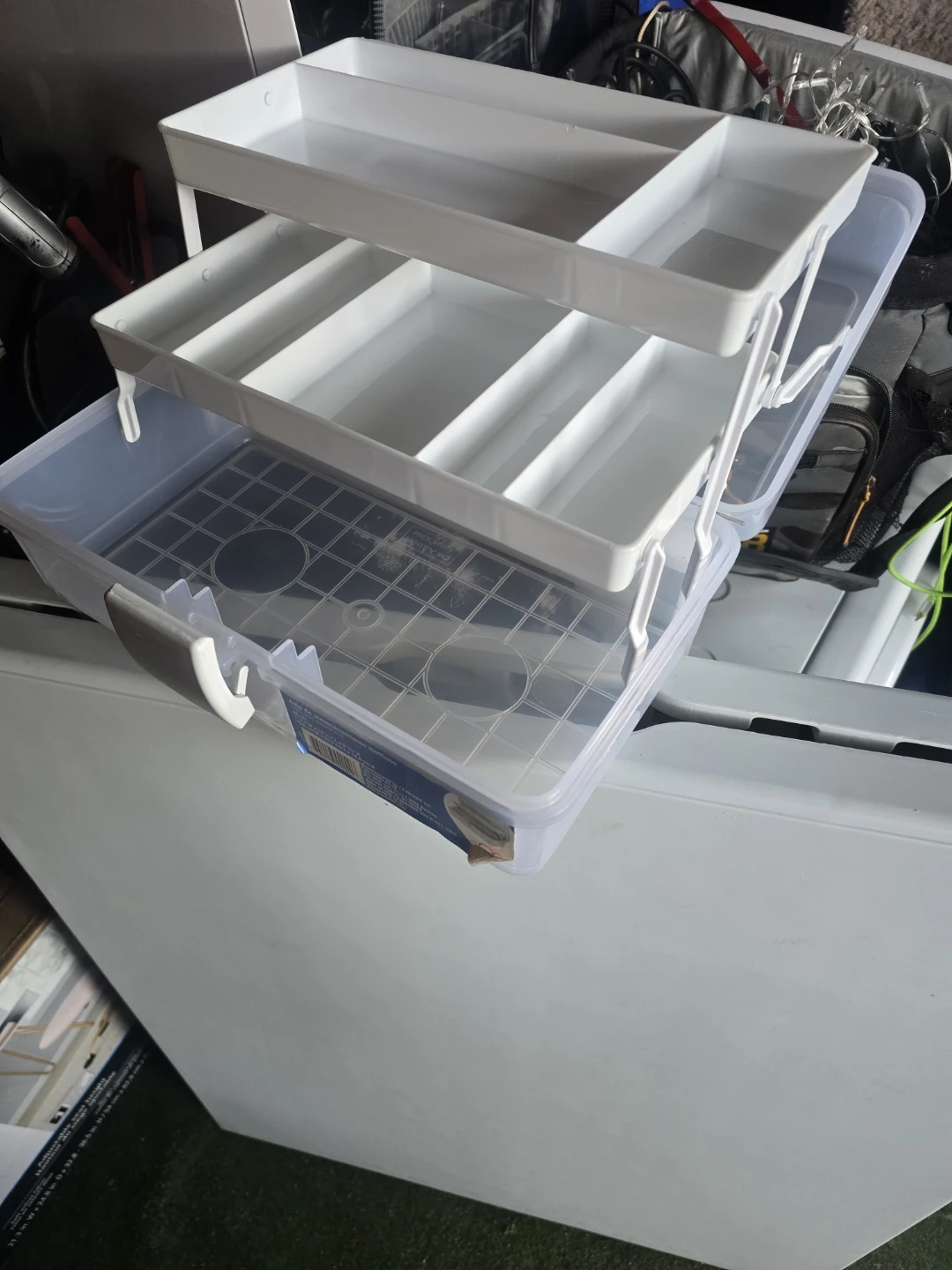 Plastic multi-layer storage box