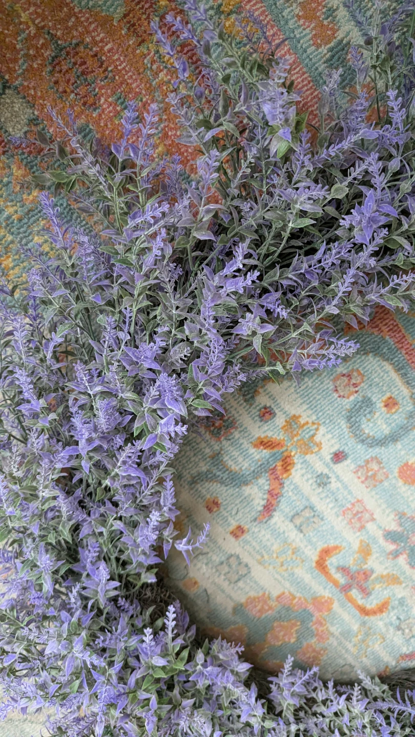 Giant Lavender Door Floral Wreath - 32inches - photo 2