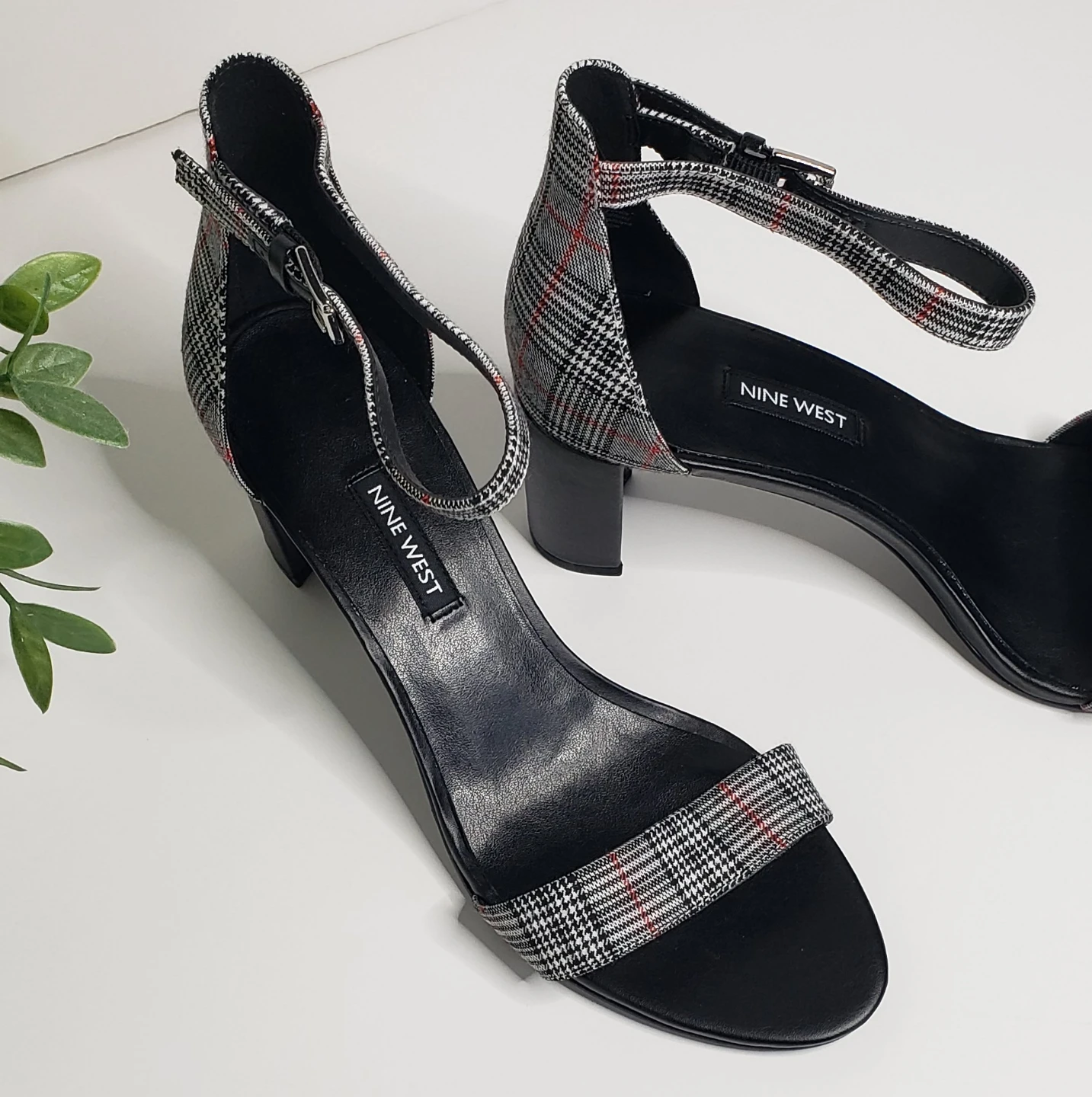 Nine West Plaid Block Heels - photo 2