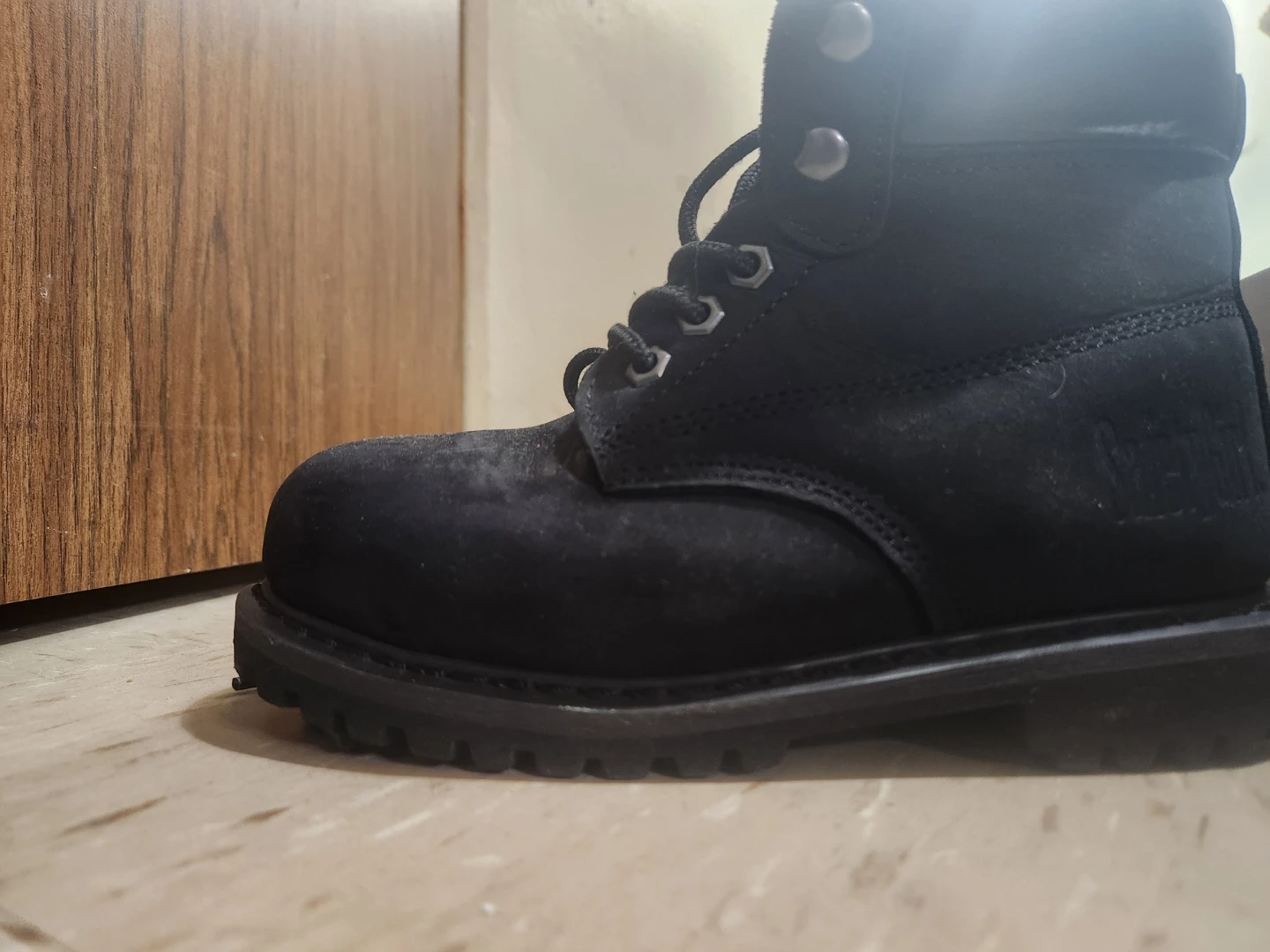 SafetyGirl Black Leather Work Boots - photo 5