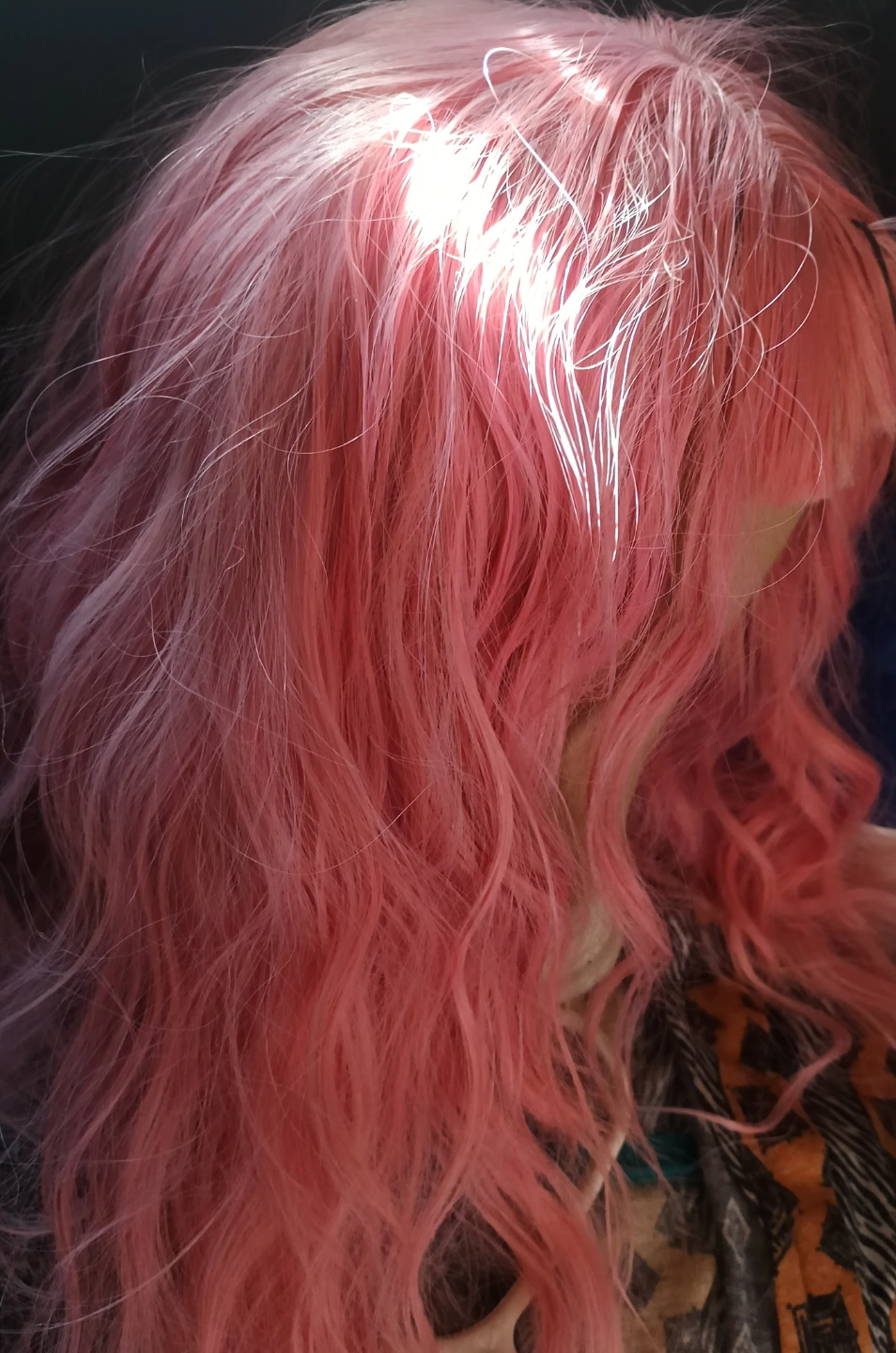 Pink Thick Long Wavy Wig - photo 2