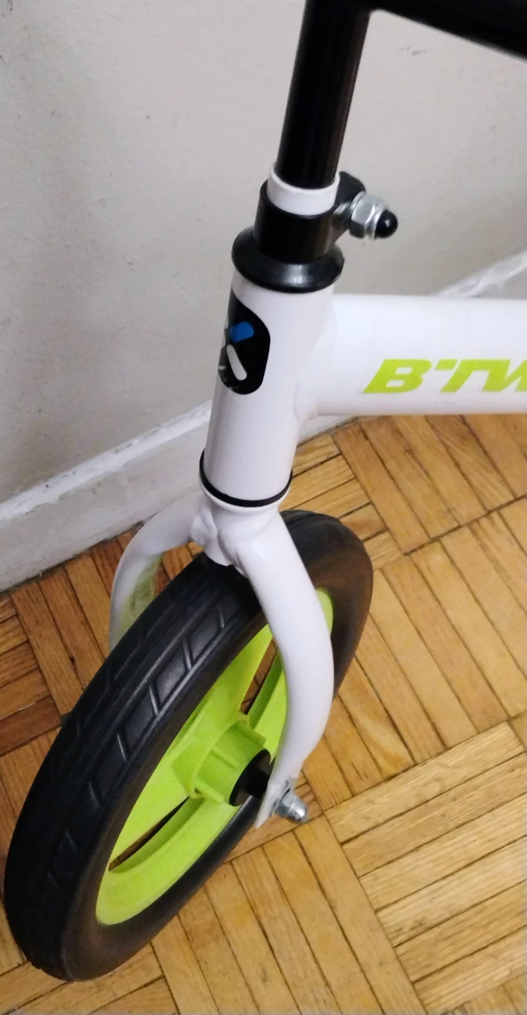 B'TWIN RunRide 100 Balance Bike White/Green - photo 2