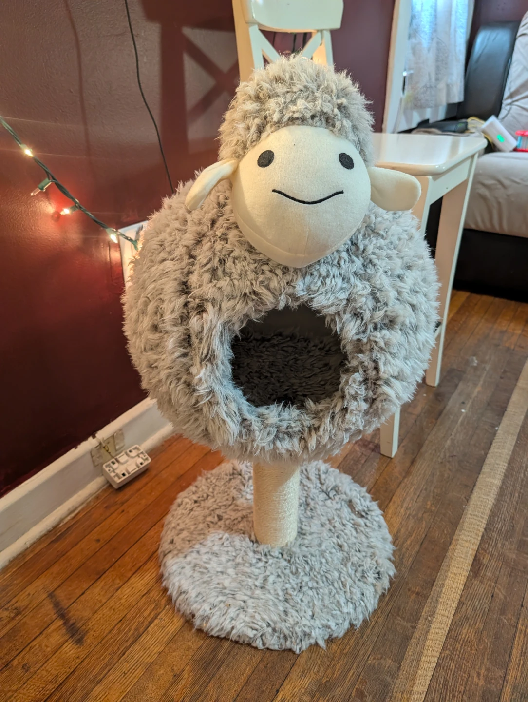 Plush Sheep Cat Tree Condo