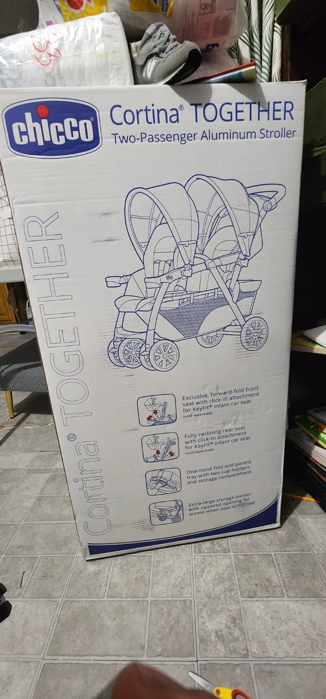 Chicco Cortina TOGETHER Two-Passenger Stroller