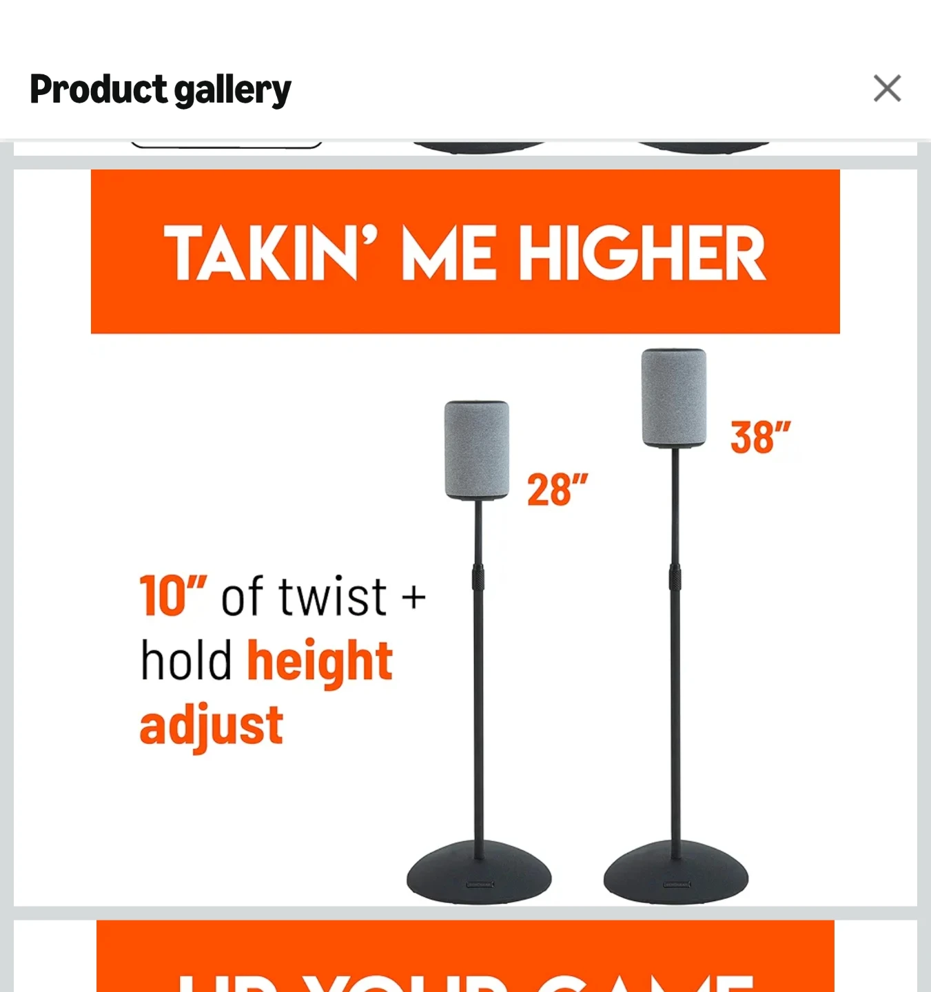 Amazon Echo Plus (2nd Gen) Speaker Stands - Black - photo 2