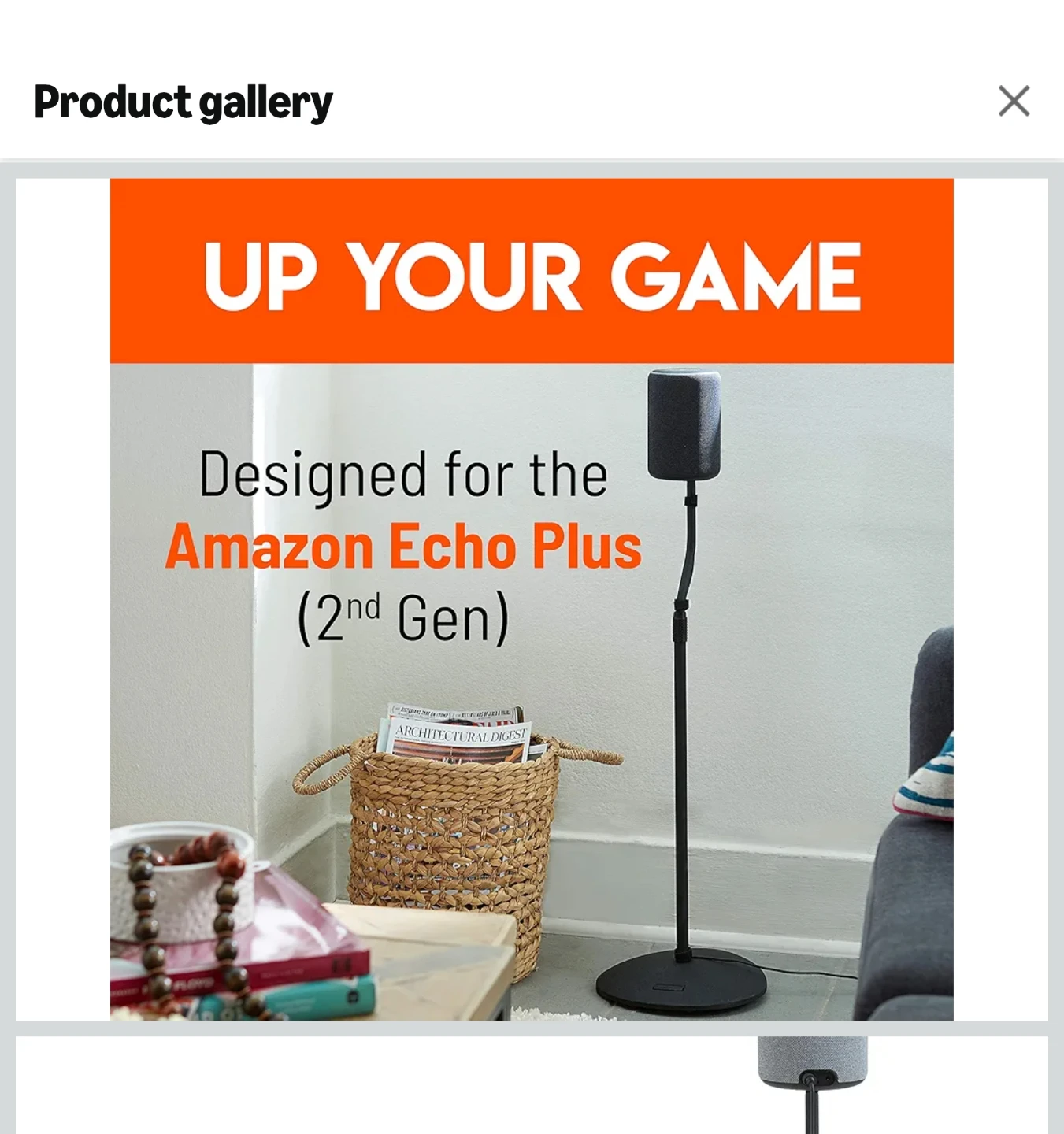 Amazon Echo Plus (2nd Gen) Speaker Stands - Black - photo 3