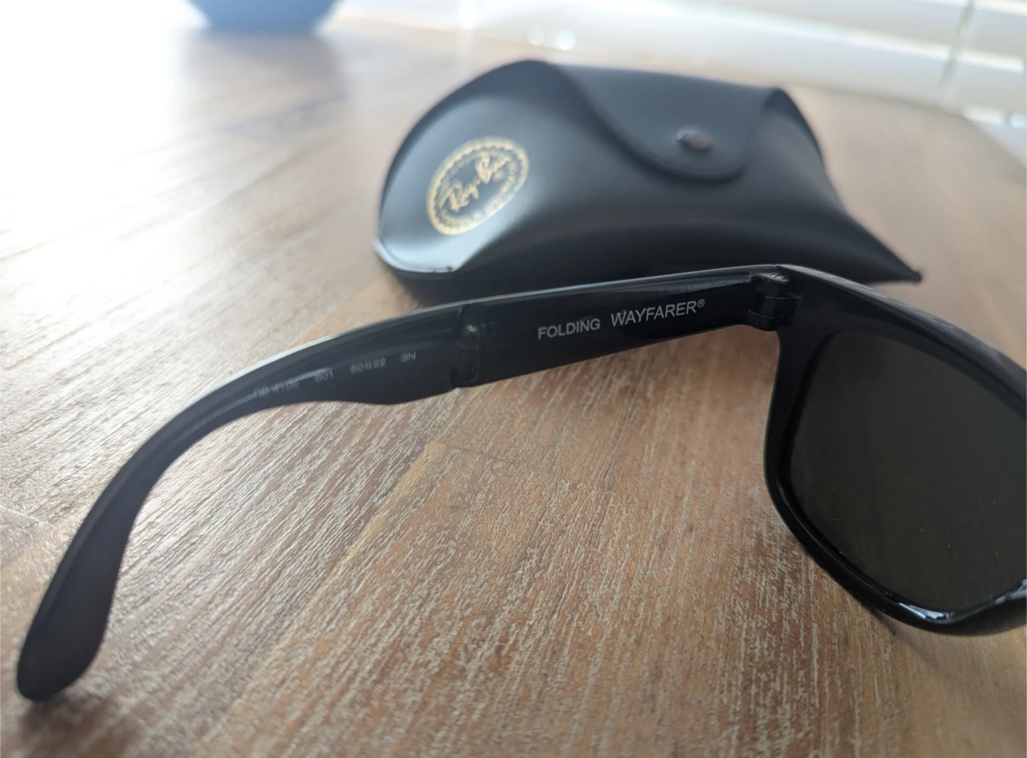 Ray-Ban Folding Wayfarer Sunglasses - Black - photo 3
