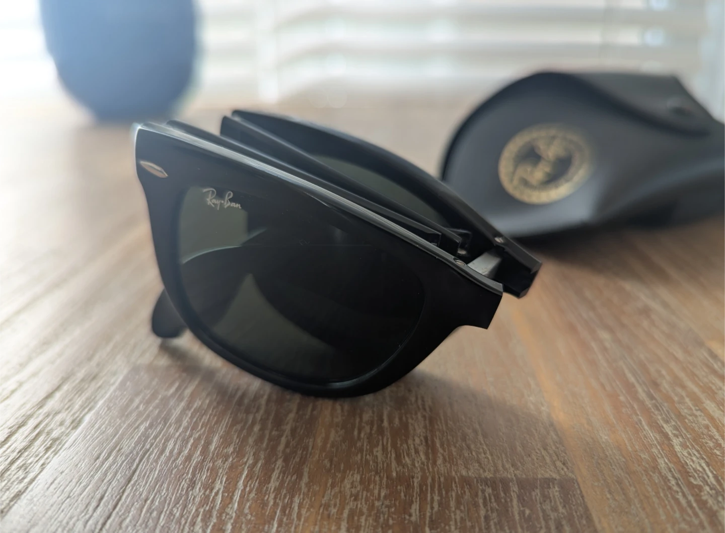 Ray-Ban Folding Wayfarer Sunglasses - Black - photo 4