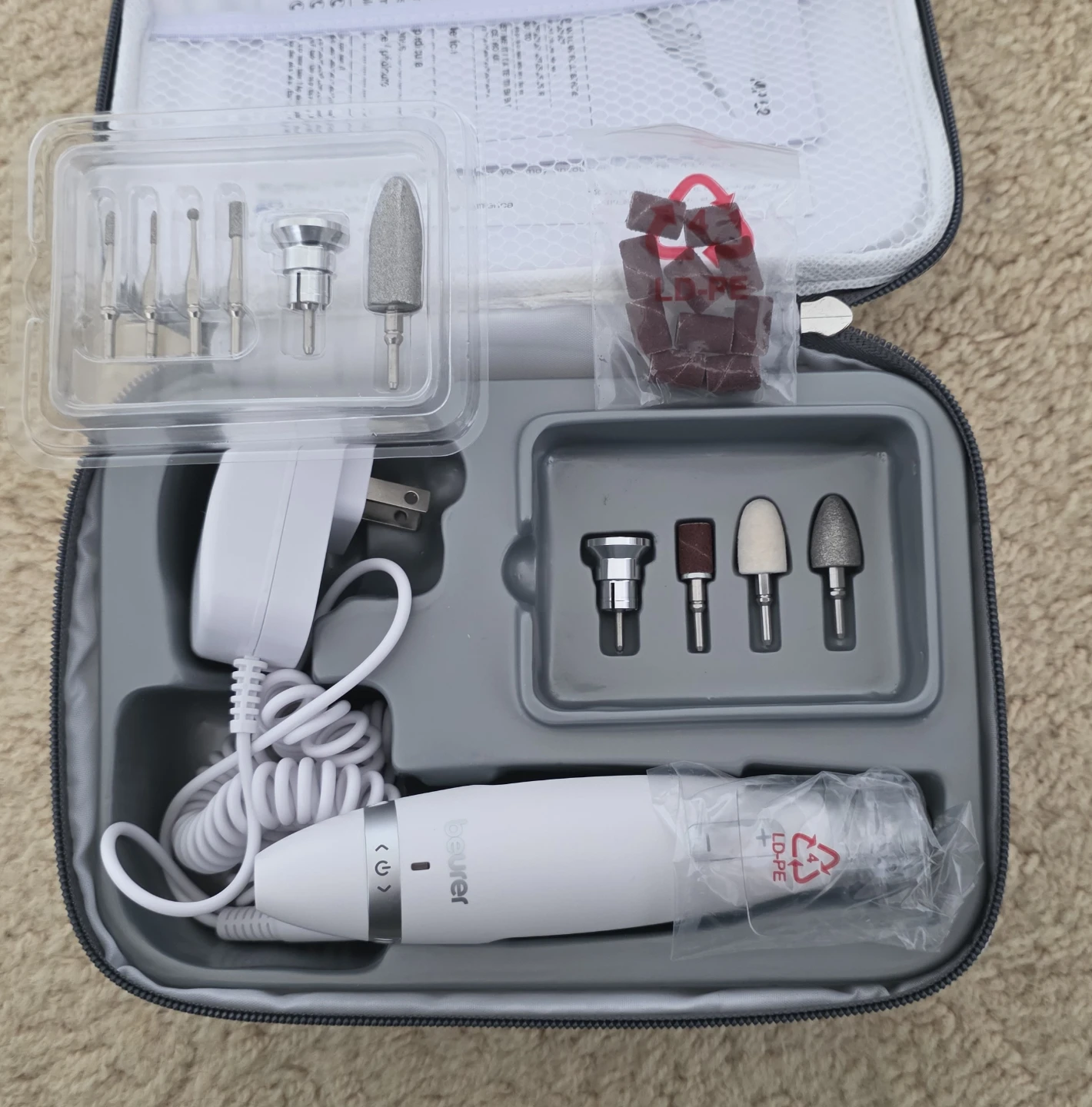 Beurer Electric Professional Manicure Pedicure Set MP 62 - photo 4