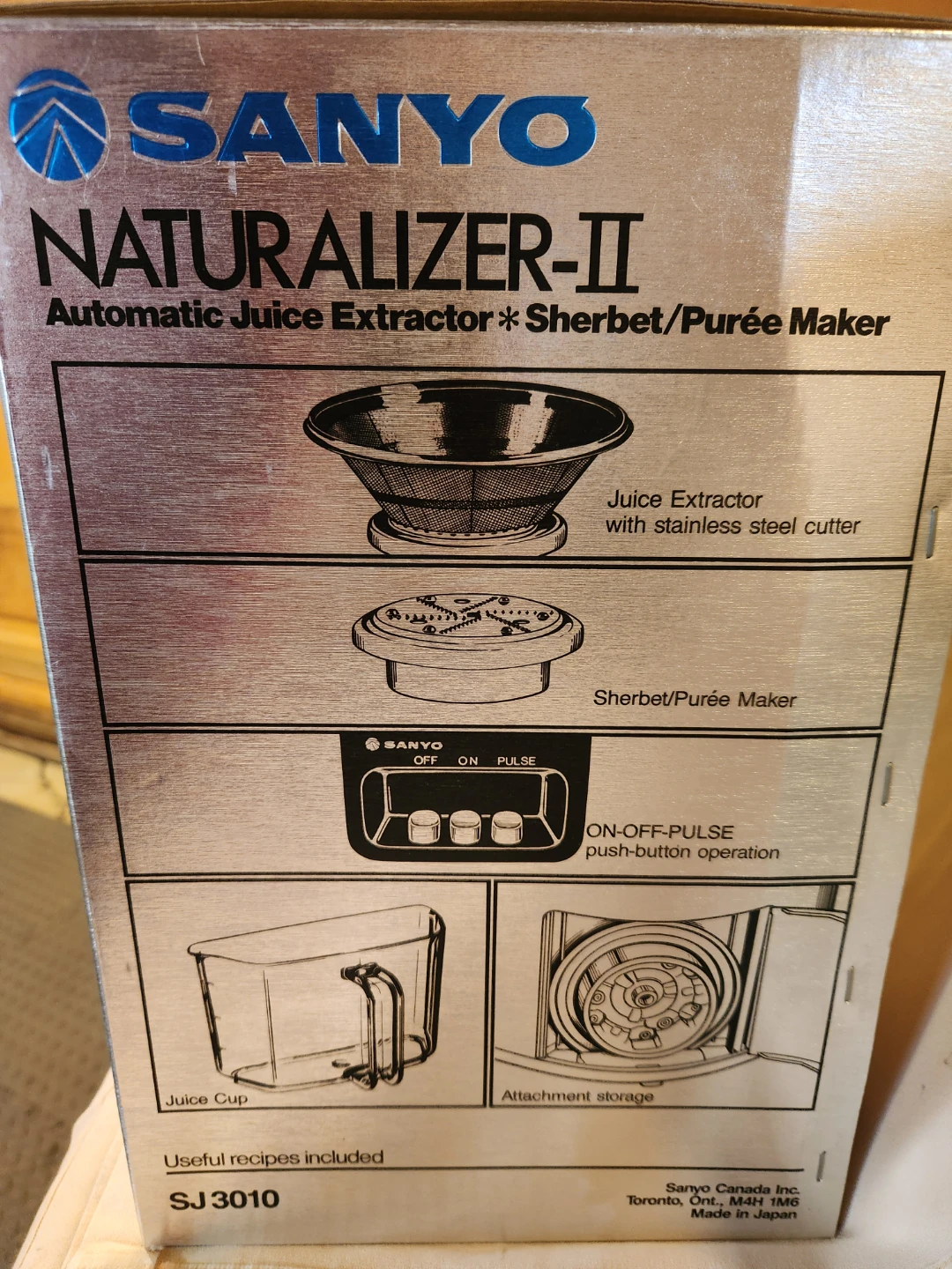 Sanyo Naturalizer-II Automatic Juice Extractor SJ3010 - photo 2