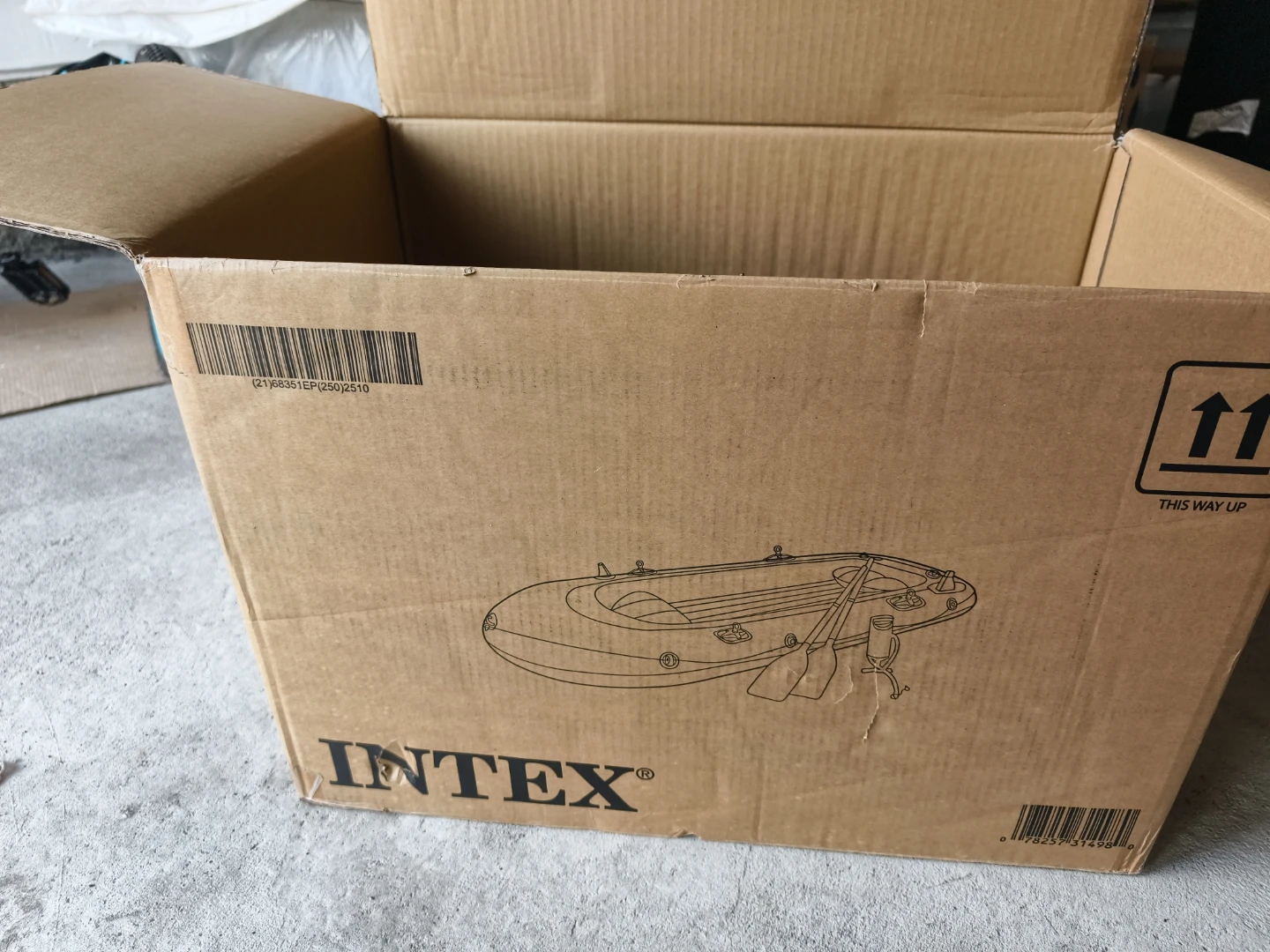 Brand New Intex Seahawk 4 Boat Set – Never Inflated! - photo 3