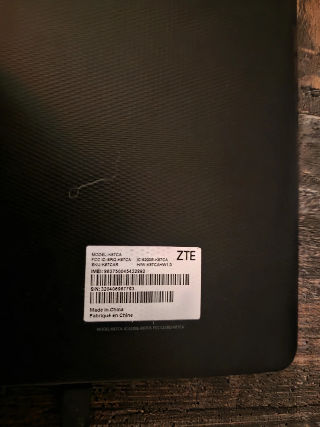 ZTE android tablet - photo 2