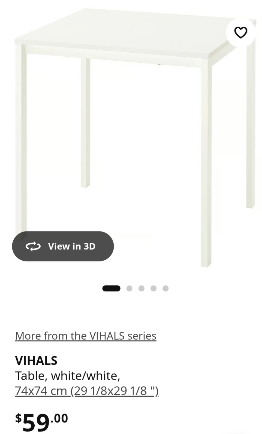 IKEA VIHALS Table