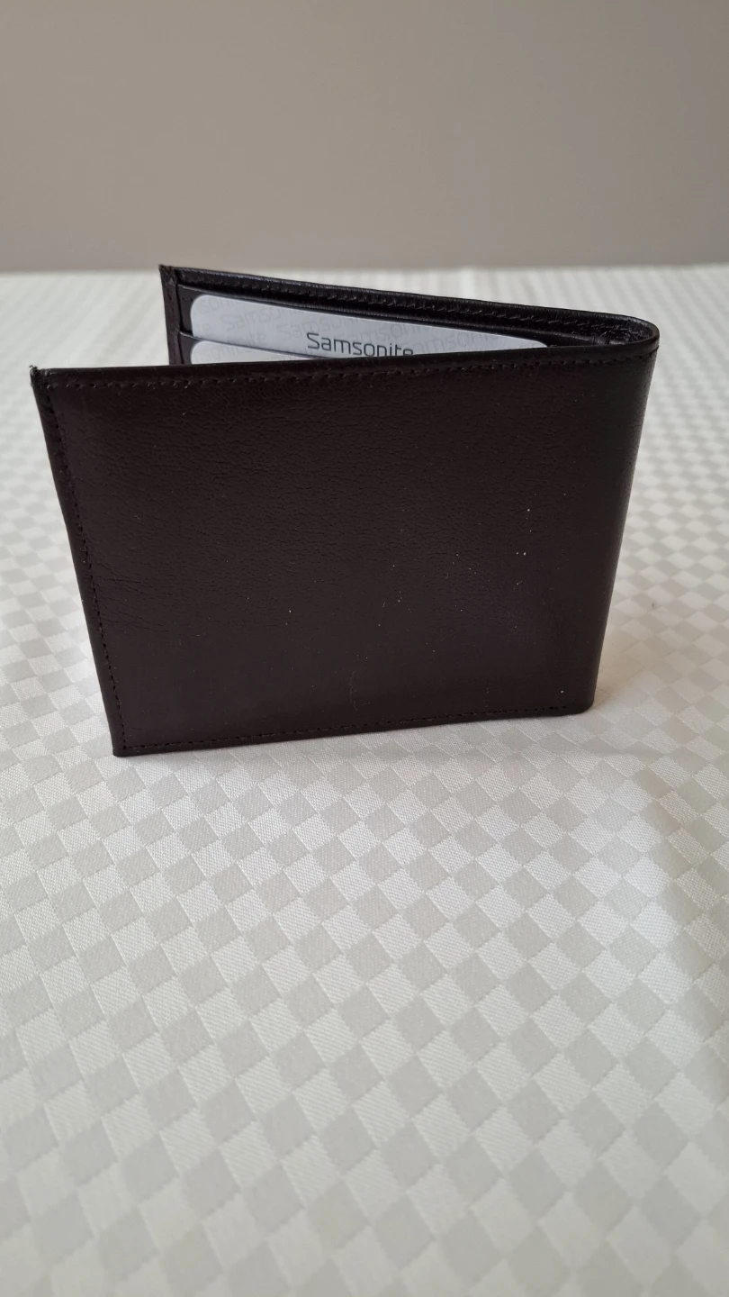 🆕️Samsonite Dark Brown Bifold Leather Wallet - photo 3