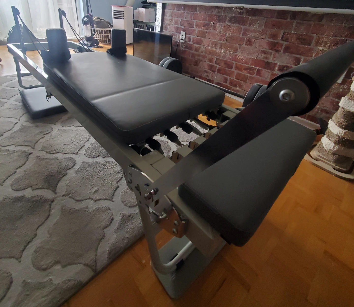 Foldable Pilates Reformer Exercise Machine - photo 3