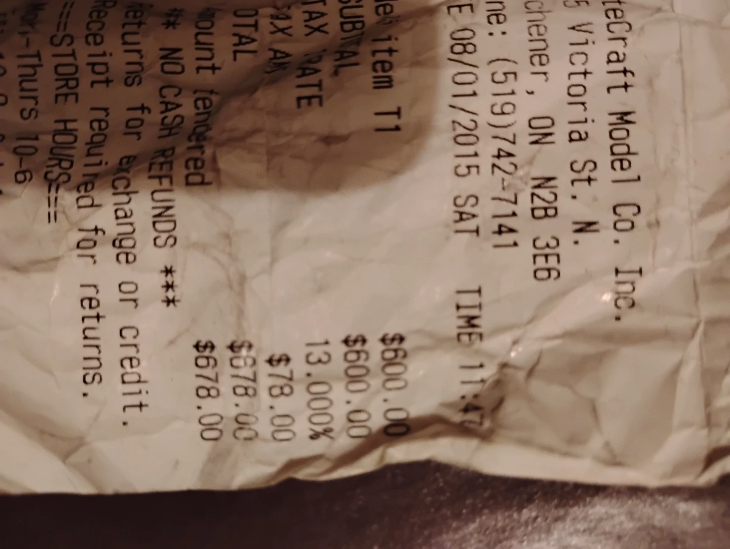 camera equipped drone Iin box with receipt