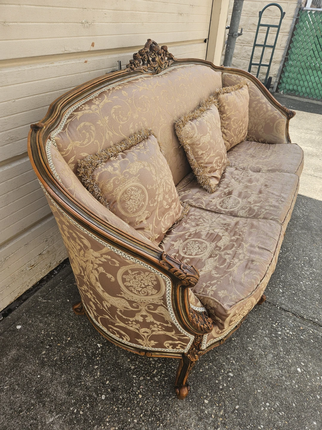 Beautiful louis xv style sofa and 2 chairs - photo 4