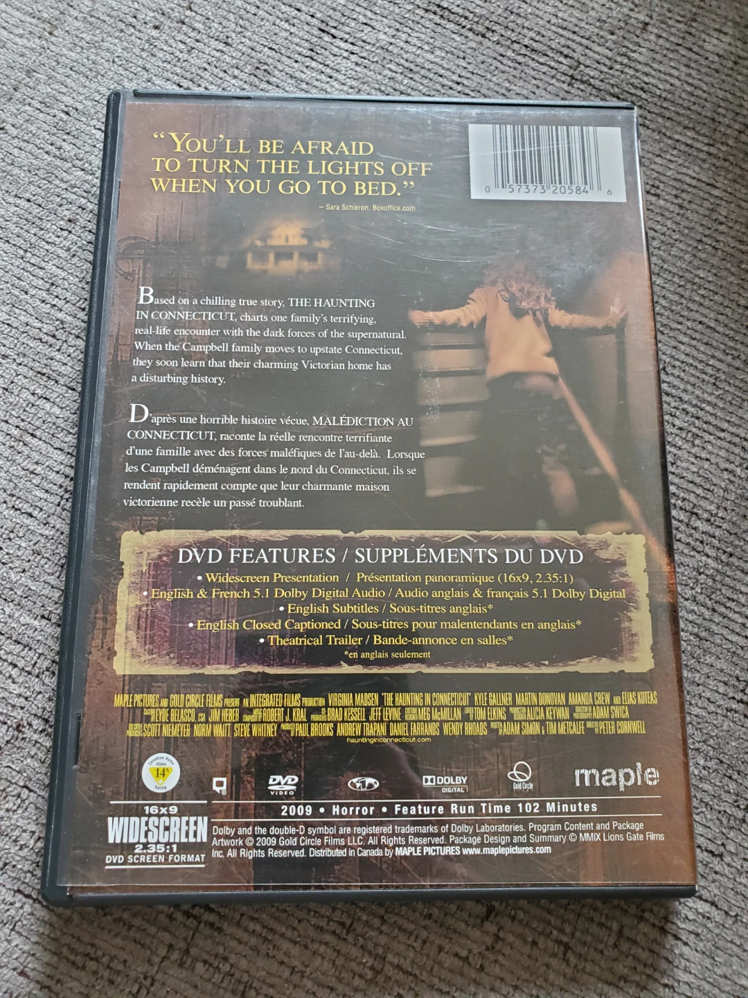 The Haunting in Connecticut DVD ⚽ - photo 2