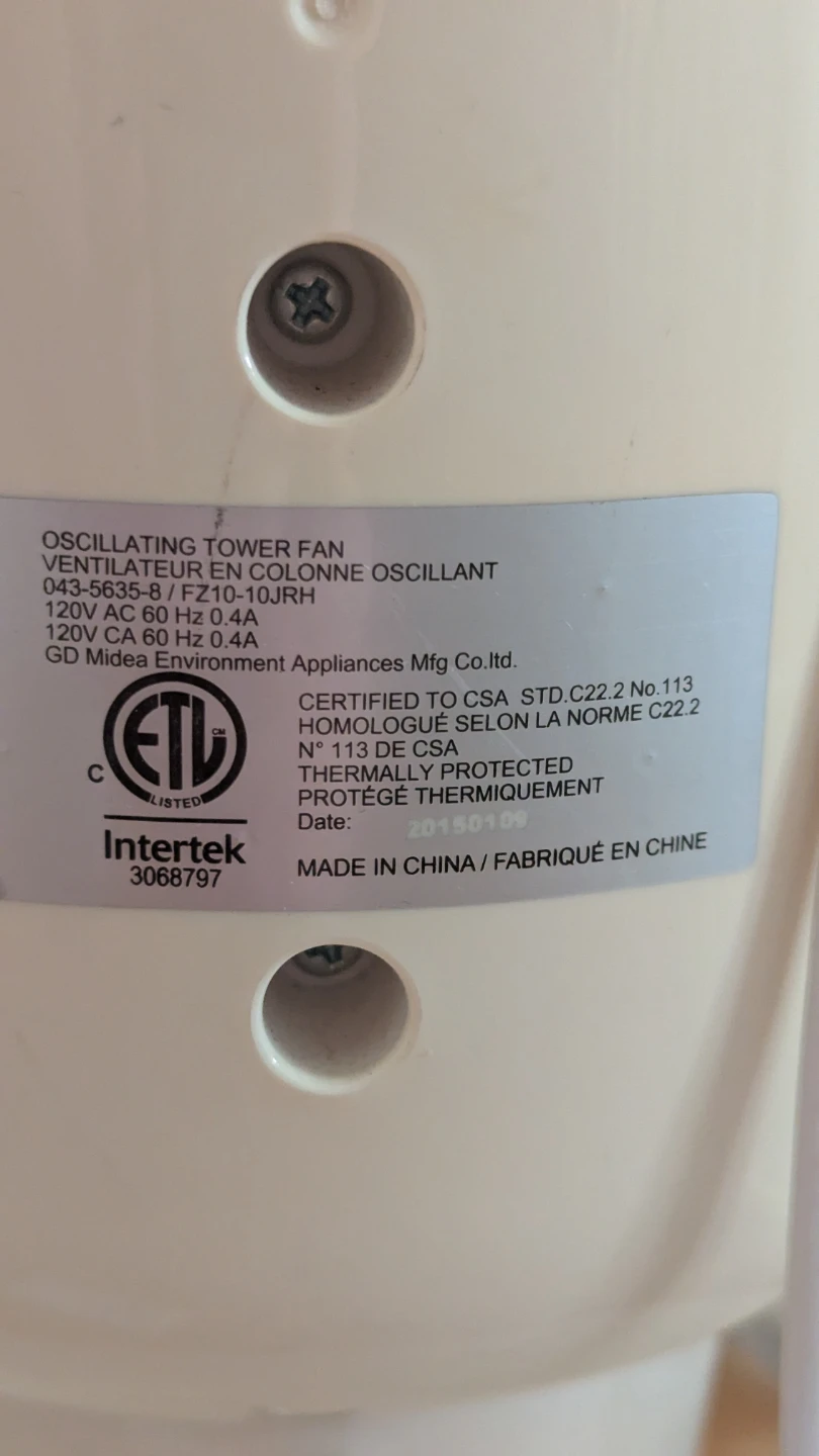 Garrison 39" Oscillating Tower Floor Fan+ REMOTE CONTROL!! - photo 2