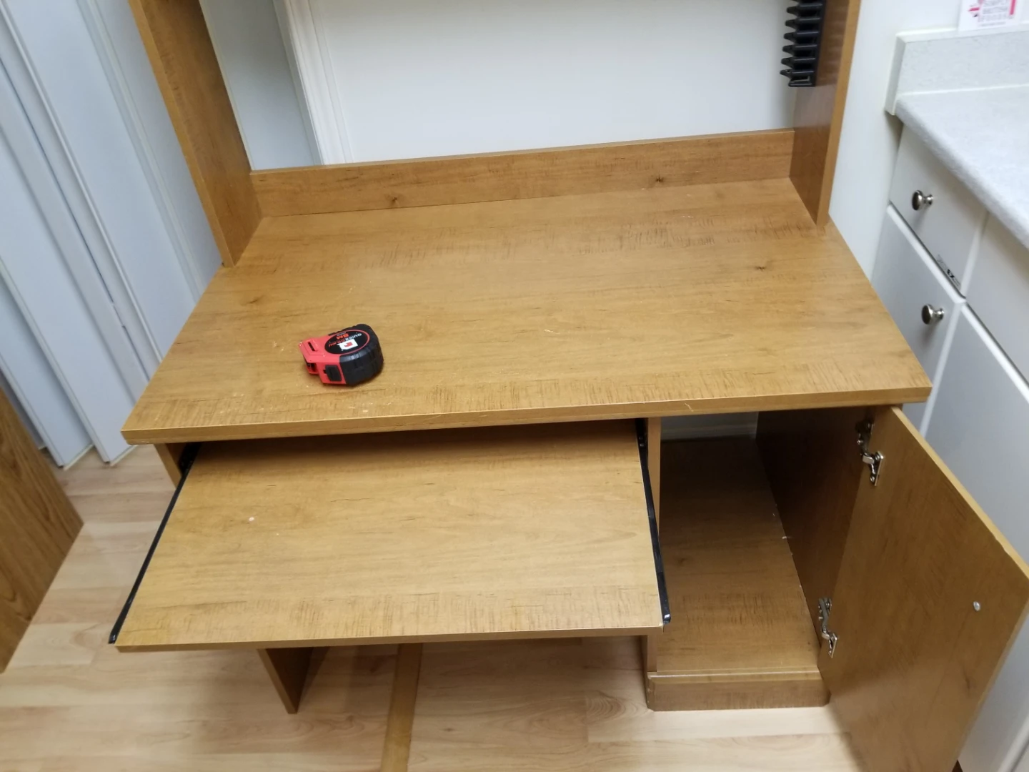 Wooden Desk with Hutch - photo 3
