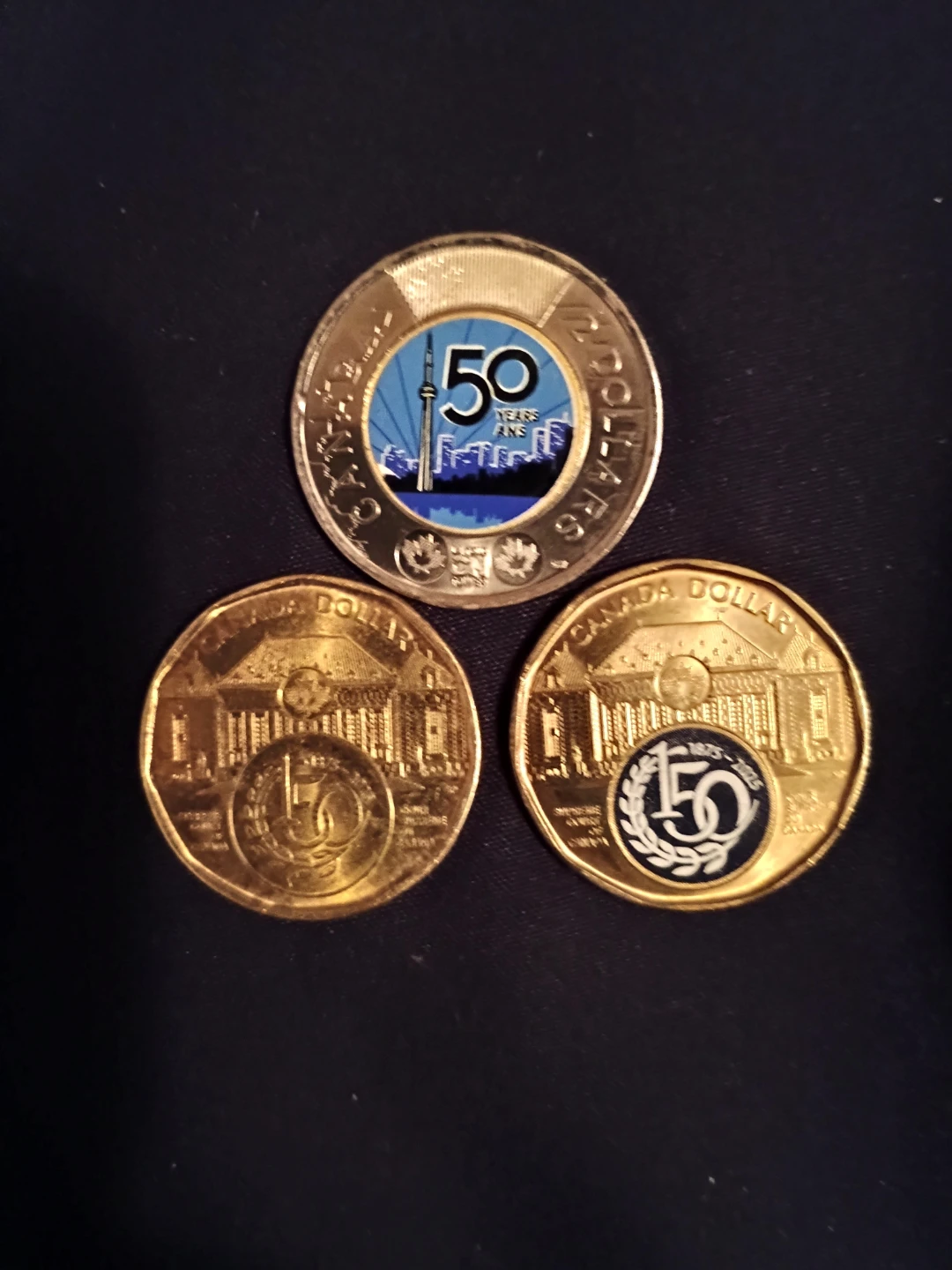 Canada Dollar 50 Years Anniversary Coins