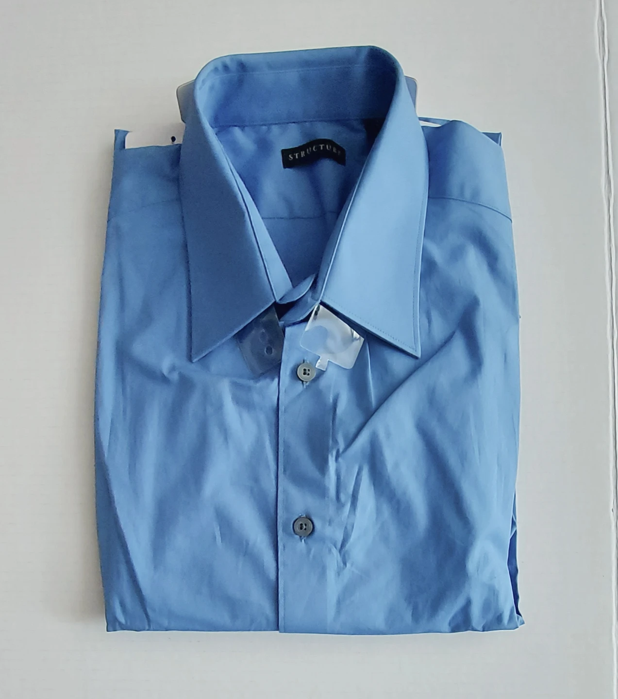 NWOT 🆕 Structure Men's Blue Dress Shirt - Size L