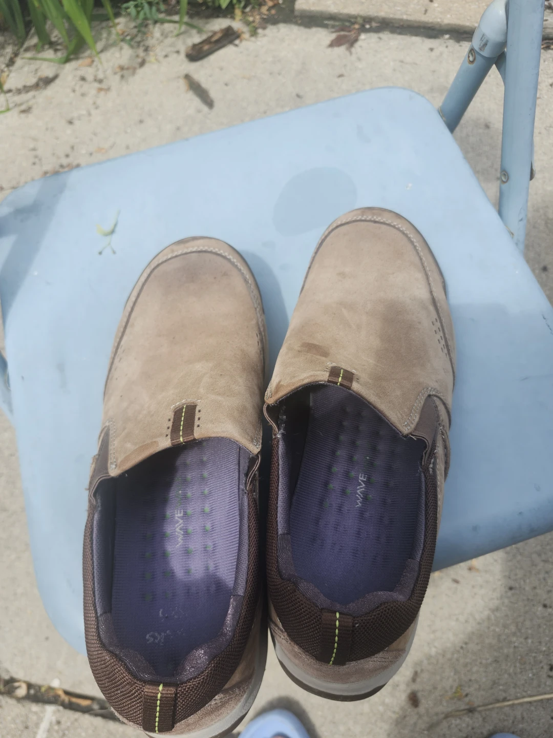 Clarks Women's Tan Slip-On Shoes