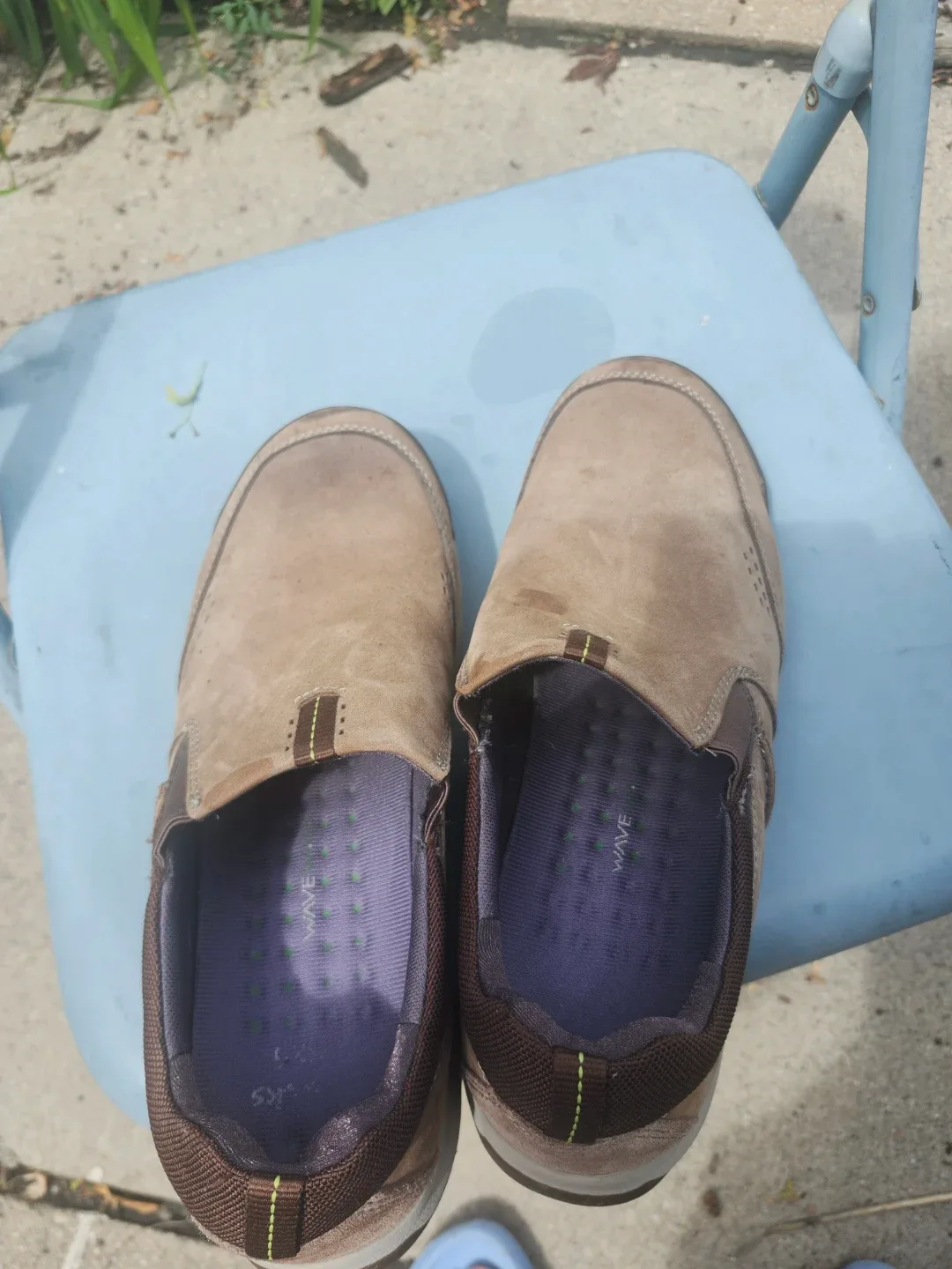 Clarks Women's Tan Slip-On Shoes