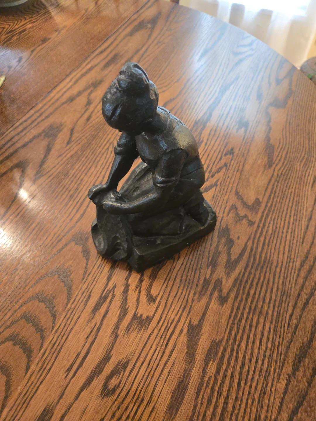 Vintage Bronze Figurine of a Woman - photo 2
