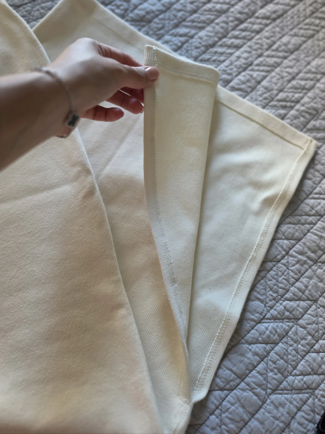 AllSaints Cream Knit Midi Skirt - photo 4