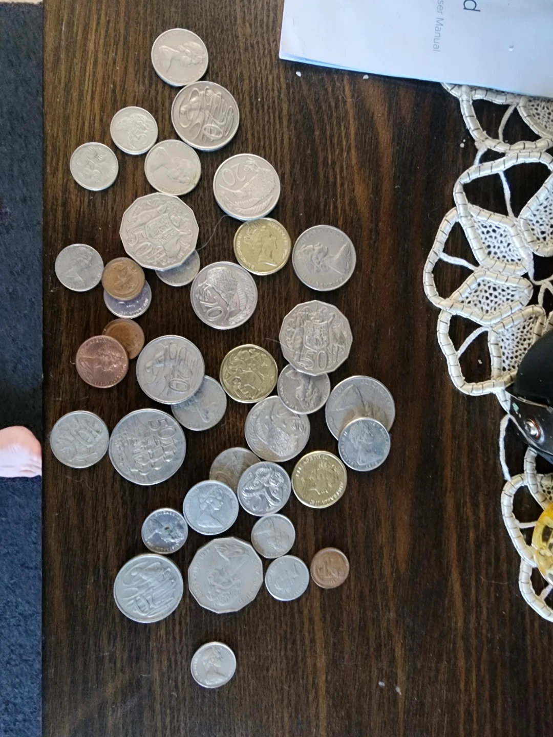 Lots of old Australian coins