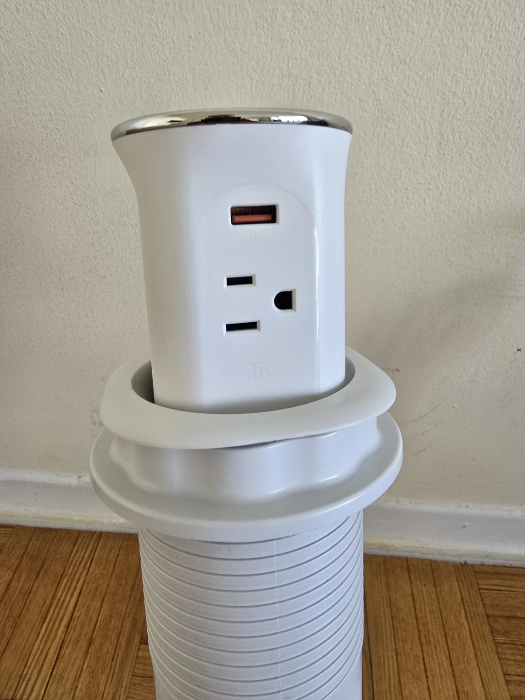 Pop Up Outlet with Wireless Charger