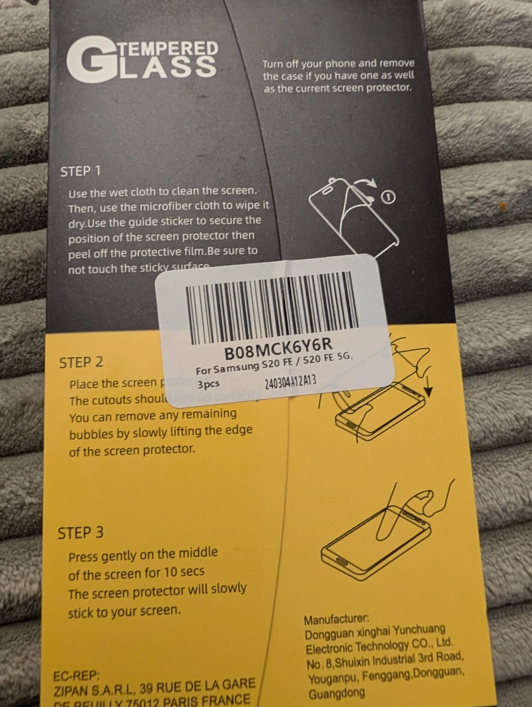 NEW'C Tempered Glass Screen Protector S20 Fe S20 Fe 5g
