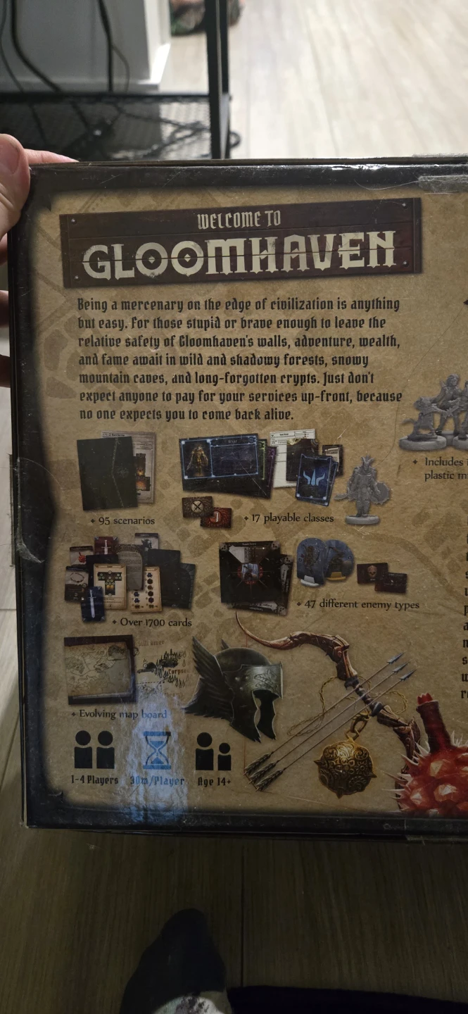 Gloomhaven Board Game (like new) - photo 4