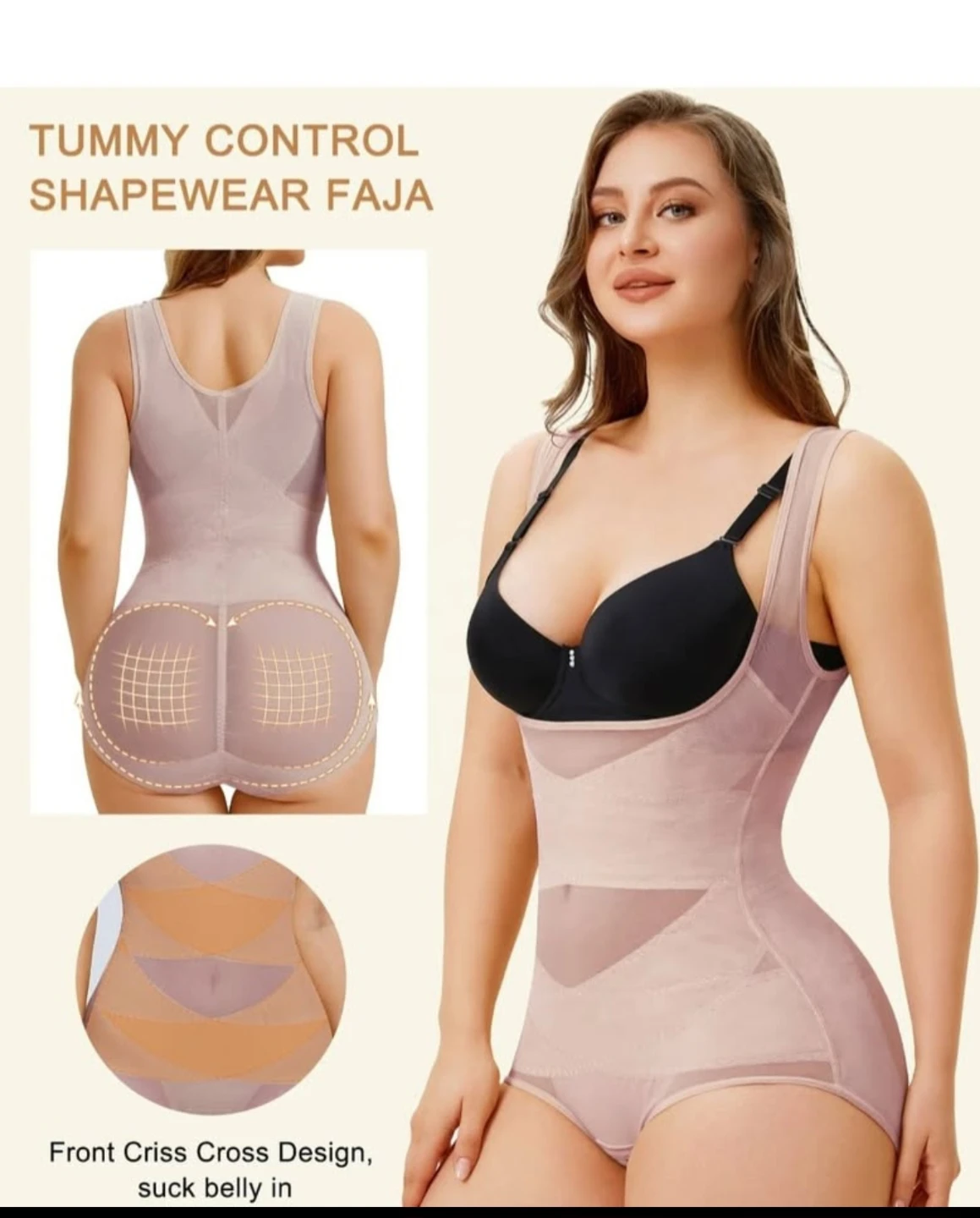 waist trainer shapewear bodysuit - photo 3