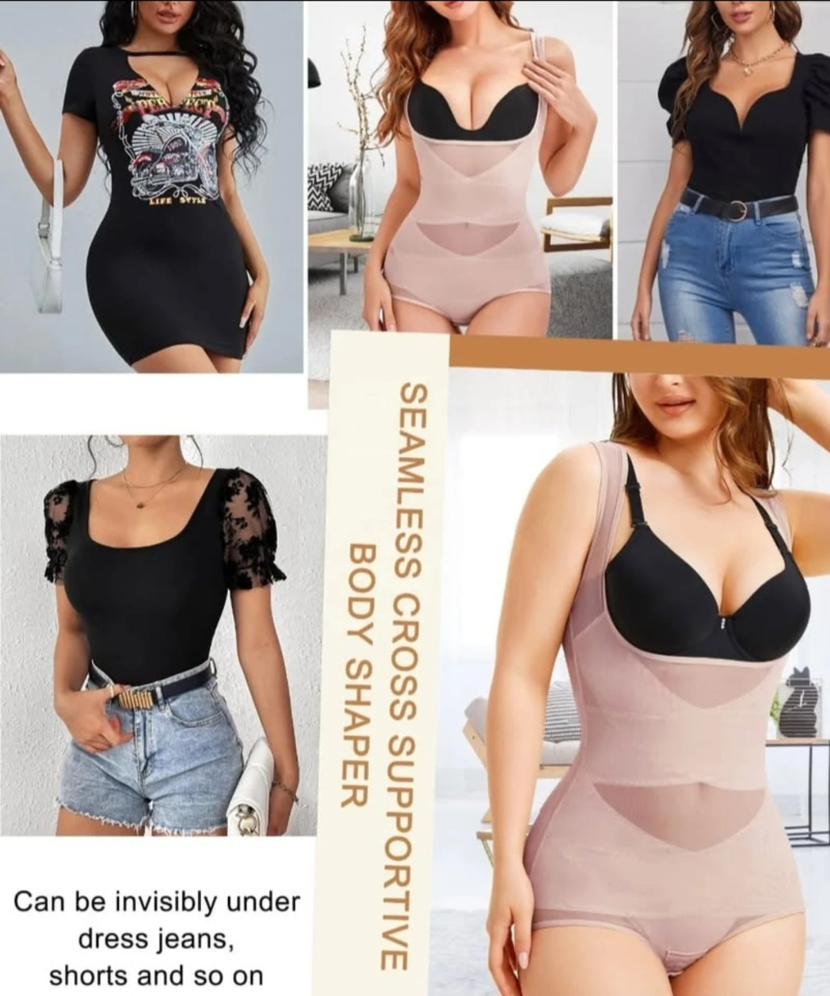 waist trainer shapewear bodysuit - photo 5