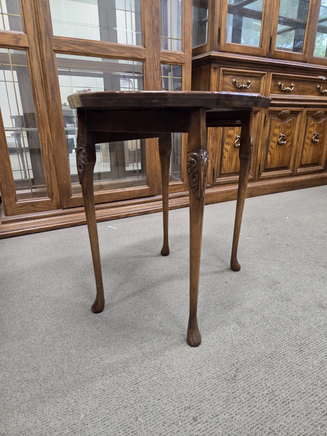 Vintage Wooden Accent Table - photo 2