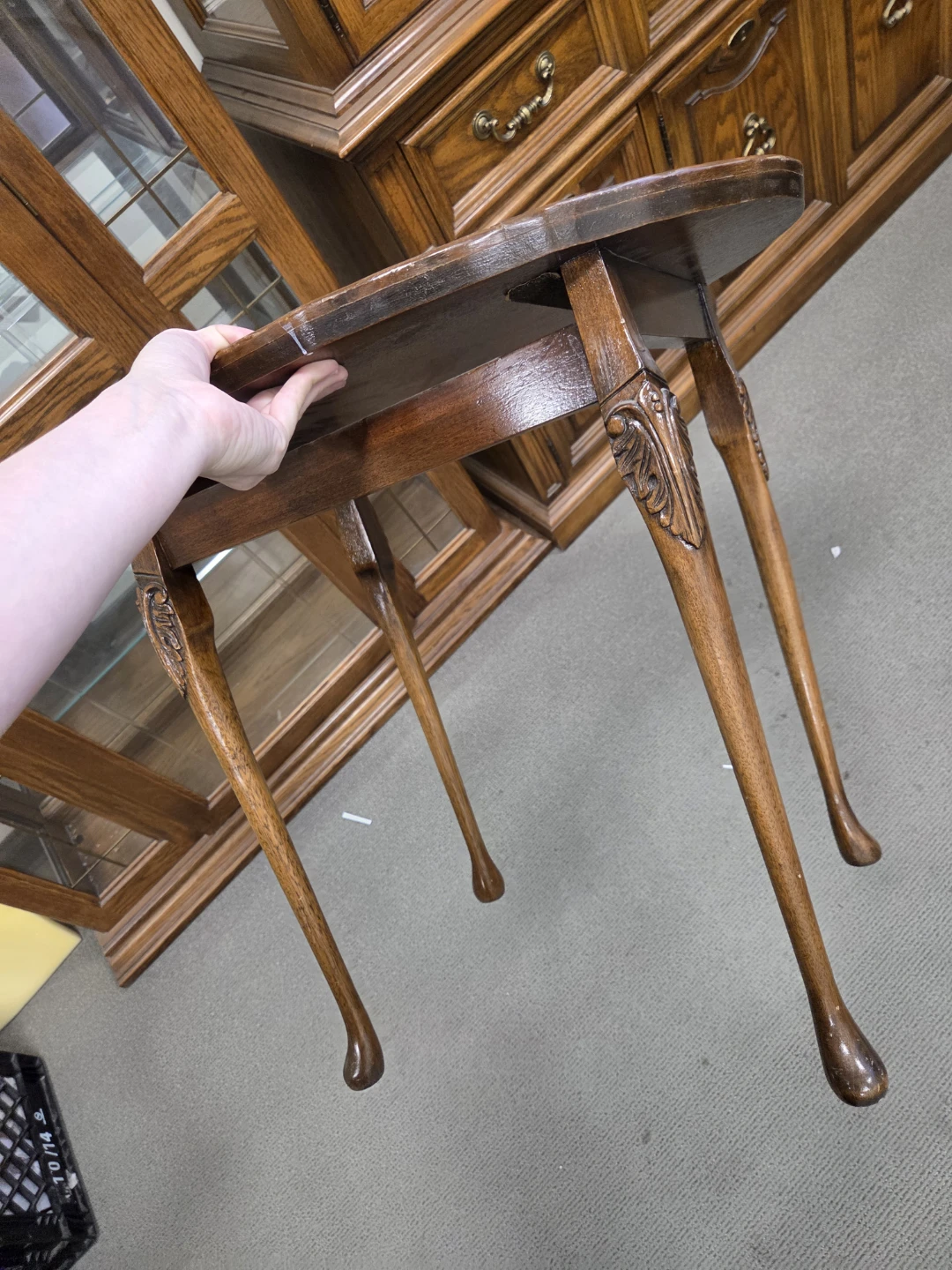 Vintage Wooden Accent Table - photo 4